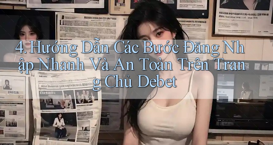 4. Hướng Dẫn Các Bước Đăng Nhập Nhanh Và An Toàn Trên Trang Chủ Debet