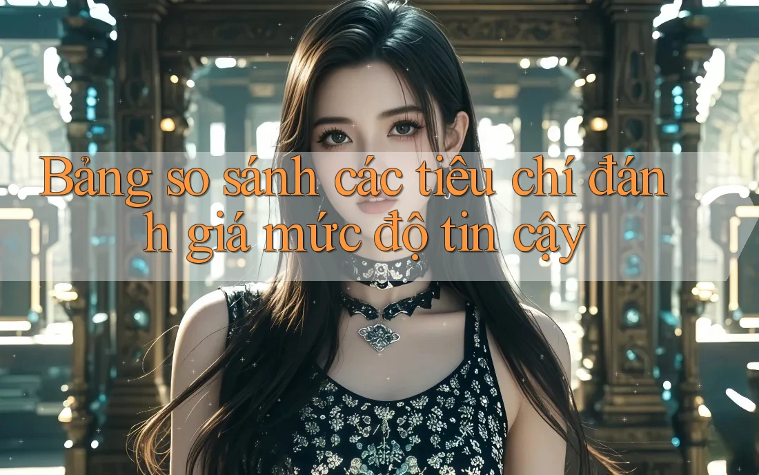 Bảng so sánh các tiêu chí đánh giá mức độ tin cậy Bảng so sánh các tiêu chí đánh giá mức độ tin cậy