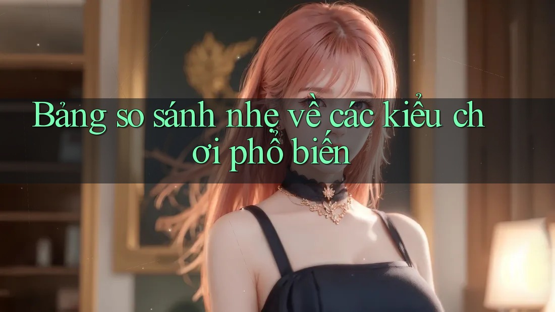 Bảng so sánh nhẹ về các kiểu chơi phổ biến Bảng so sánh nhẹ về các kiểu chơi phổ biến