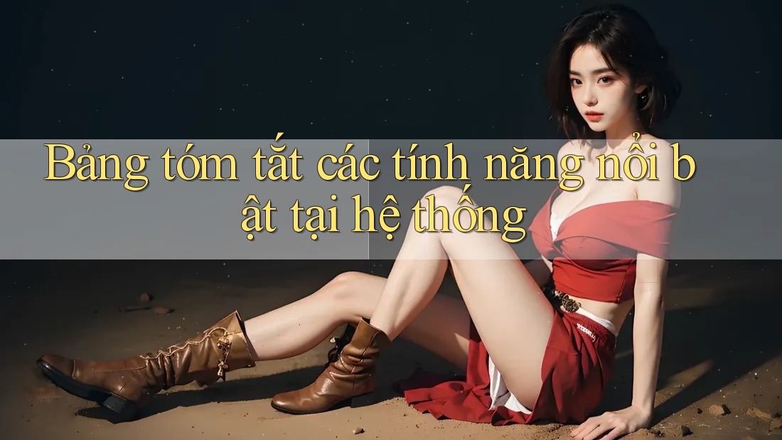 Bảng tóm tắt các tính năng nổi bật tại hệ thống Bảng tóm tắt các tính năng nổi bật tại hệ thống