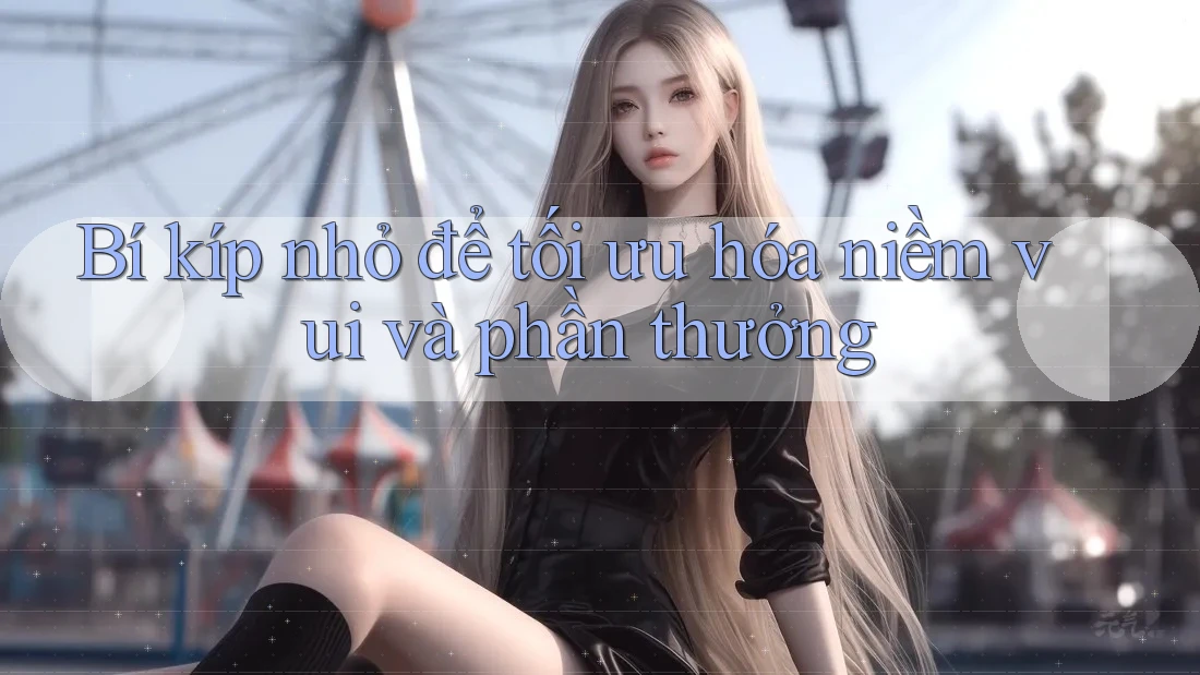Bí kíp nhỏ để tối ưu hóa niềm vui và phần thưởng Bí kíp nhỏ để tối ưu hóa niềm vui và phần thưởng