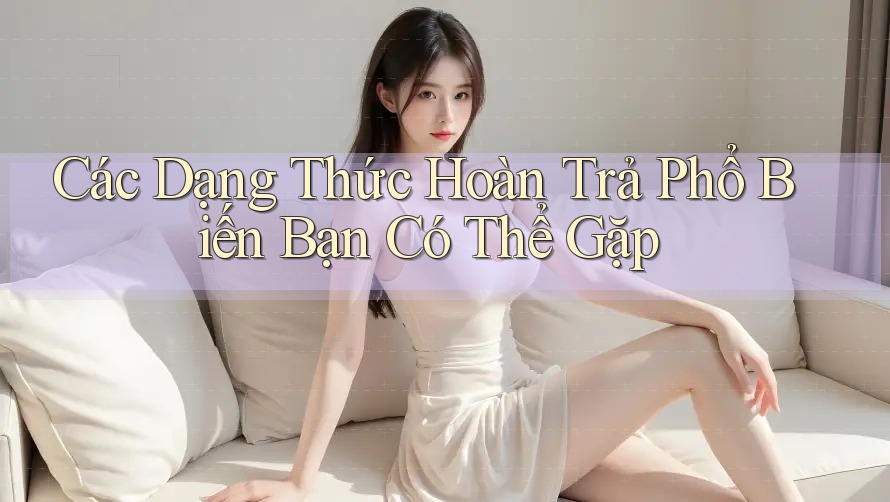Các Dạng Thức Hoàn Trả Phổ Biến Bạn Có Thể Gặp Các Dạng Thức Hoàn Trả Phổ Biến Bạn Có Thể Gặp