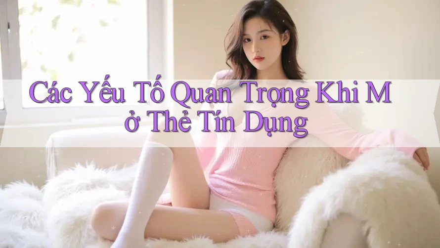 Các Yếu Tố Quan Trọng Khi Mở Thẻ Tín Dụng Các Yếu Tố Quan Trọng Khi Mở Thẻ Tín Dụng