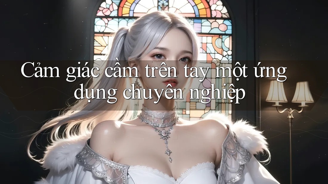 Cảm giác cầm trên tay một ứng dụng chuyên nghiệp Cảm giác cầm trên tay một ứng dụng chuyên nghiệp