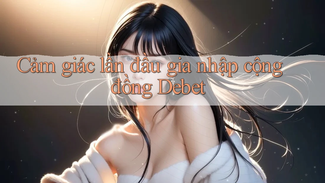 Cảm giác lần đầu gia nhập cộng đồng Debet Cảm giác lần đầu gia nhập cộng đồng Debet