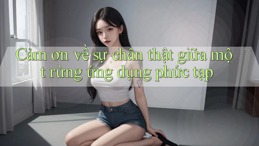 Cảm ơn về sự chân thật giữa một rừng ứng dụng phức tạp Cảm ơn về sự chân thật giữa một rừng ứng dụng phức tạp