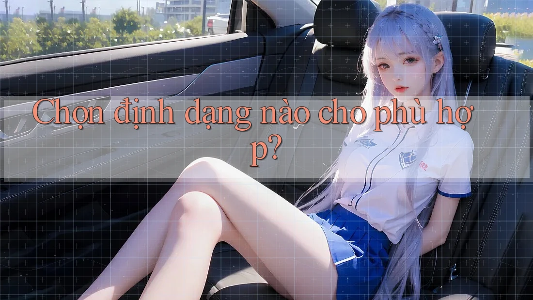 Chọn định dạng nào cho phù hợp? Chọn định dạng nào cho phù hợp?