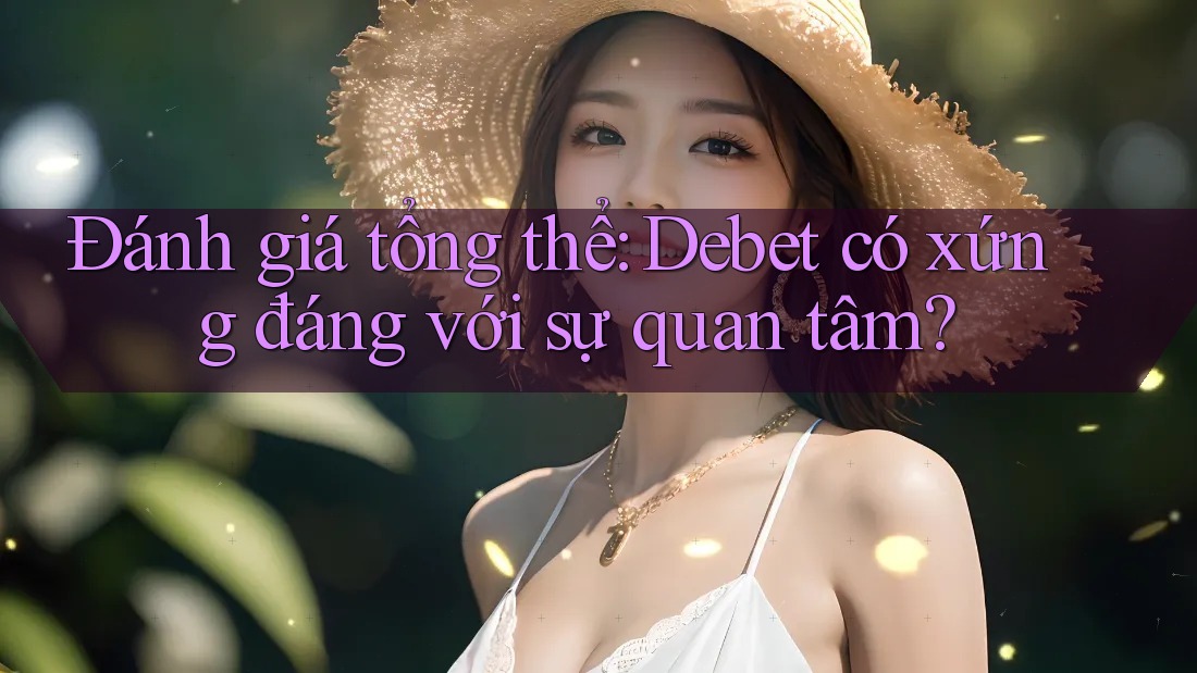 Đánh giá tổng thể: Debet có xứng đáng với sự quan tâm? Đánh giá tổng thể: Debet có xứng đáng với sự quan tâm?