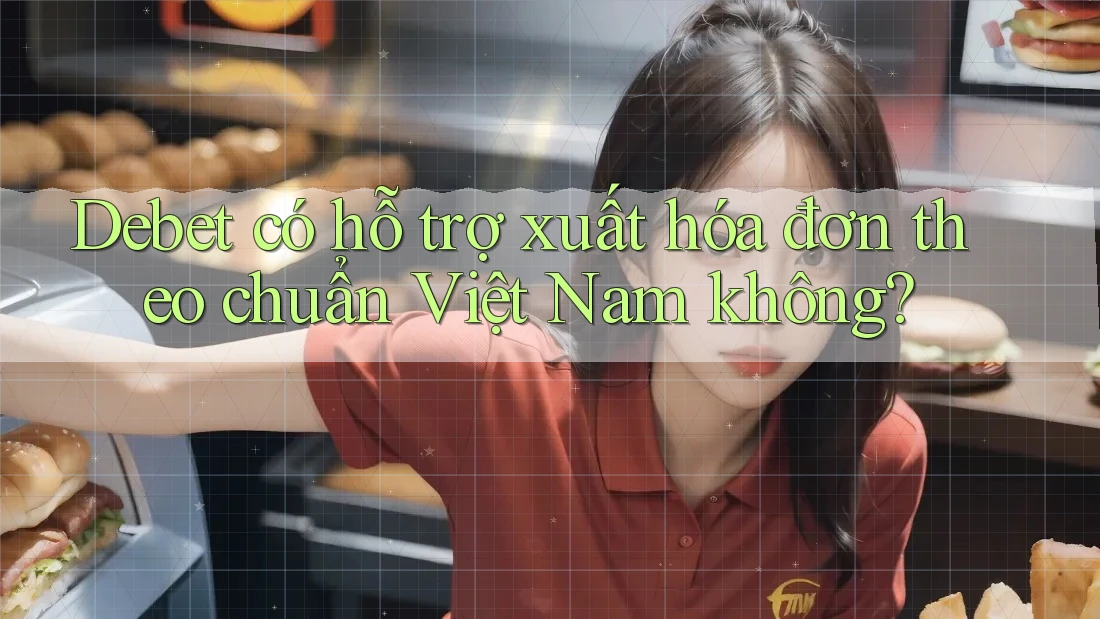 Debet có hỗ trợ xuất hóa đơn theo chuẩn Việt Nam không?