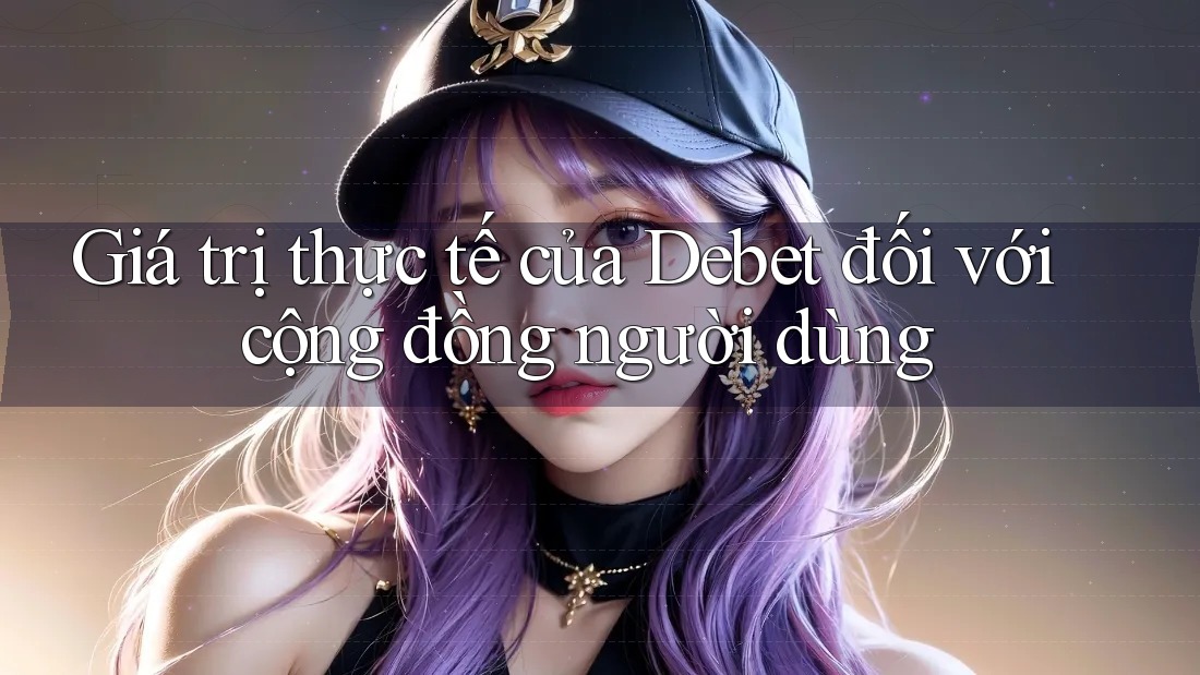 Giá trị thực tế của Debet đối với cộng đồng người dùng Giá trị thực tế của Debet đối với cộng đồng người dùng