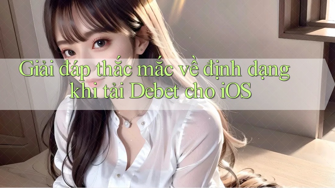 Giải đáp thắc mắc về định dạng khi tải Debet cho iOS Giải đáp thắc mắc về định dạng khi tải Debet cho iOS