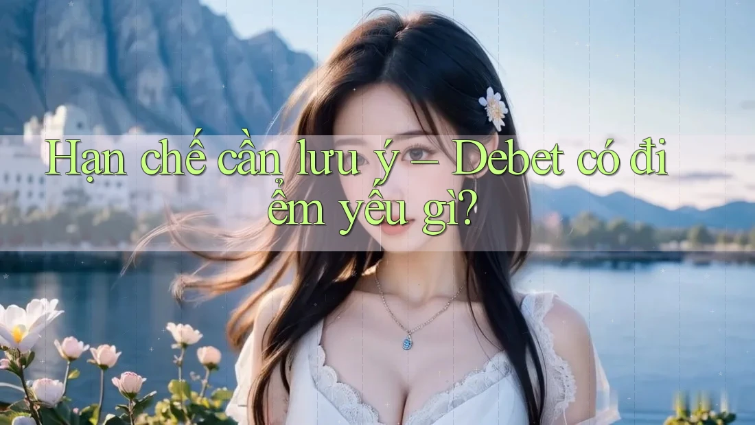Hạn chế cần lưu ý – Debet có điểm yếu gì? Hạn chế cần lưu ý – Debet có điểm yếu gì?