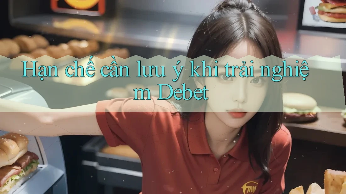 Hạn chế cần lưu ý khi trải nghiệm Debet Hạn chế cần lưu ý khi trải nghiệm Debet