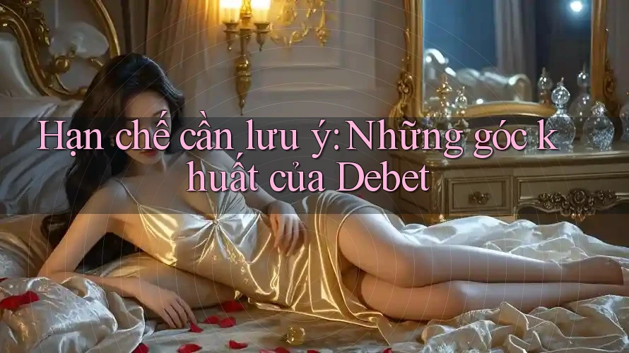 Hạn chế cần lưu ý: Những góc khuất của Debet Hạn chế cần lưu ý: Những góc khuất của Debet