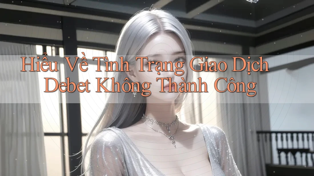 Hiểu Về Tình Trạng Giao Dịch Debet Không Thành Công