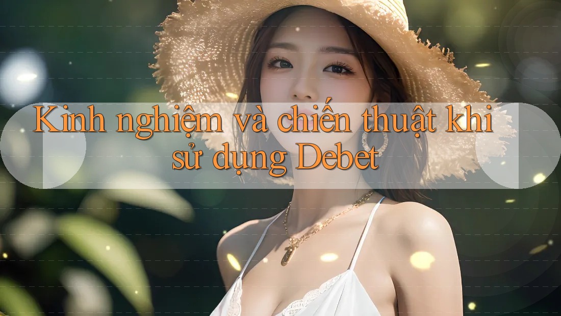 Kinh nghiệm và chiến thuật khi sử dụng Debet Kinh nghiệm và chiến thuật khi sử dụng Debet