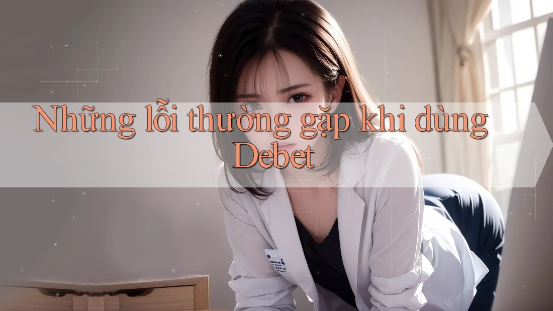 Những lỗi thường gặp khi dùng Debet