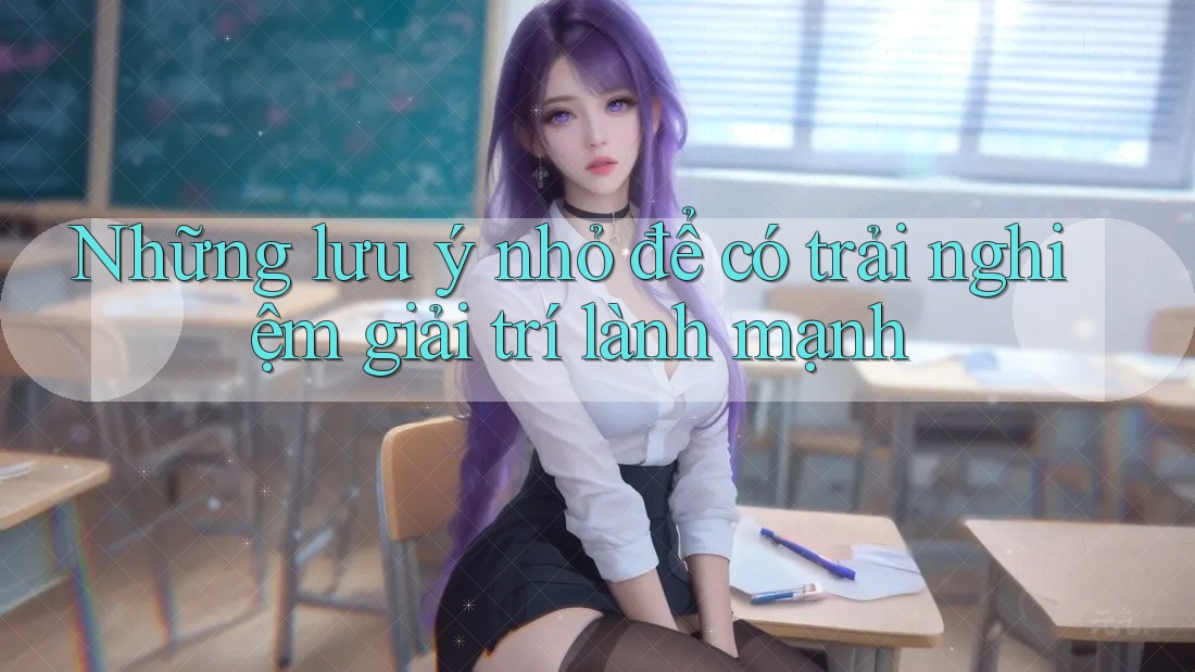 Những lưu ý nhỏ để có trải nghiệm giải trí lành mạnh Những lưu ý nhỏ để có trải nghiệm giải trí lành mạnh