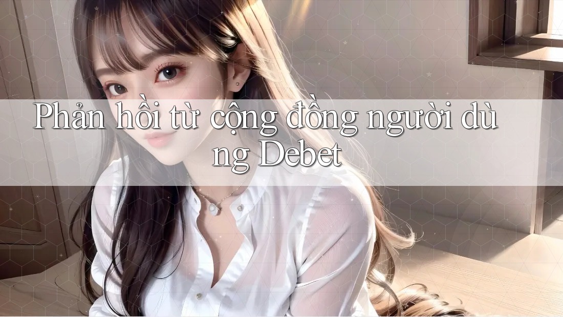 Phản hồi từ cộng đồng người dùng Debet Phản hồi từ cộng đồng người dùng Debet