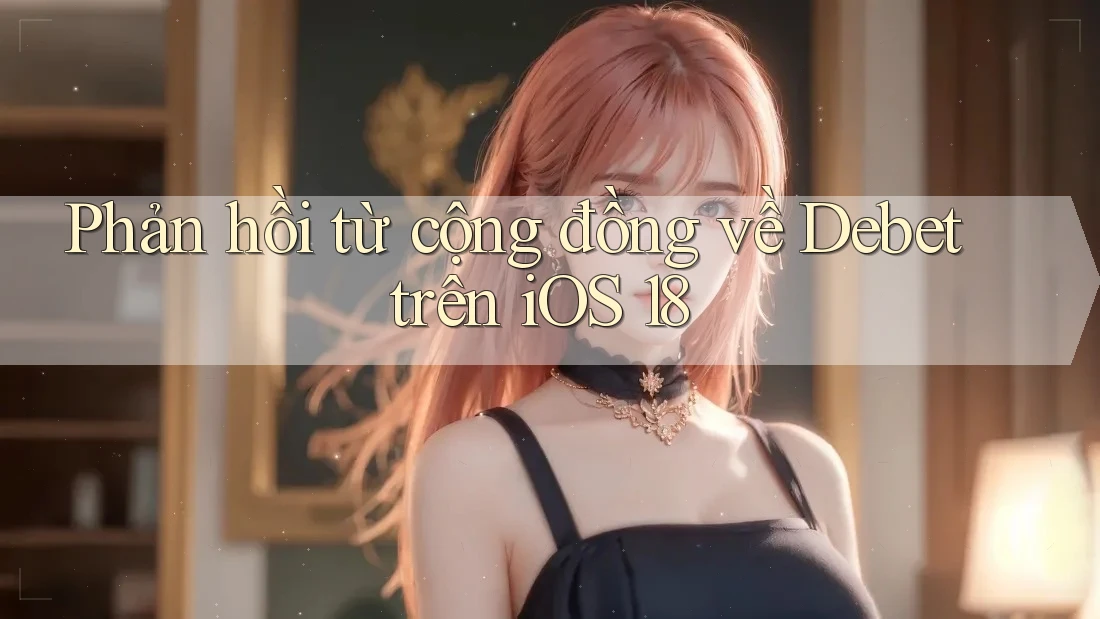 Phản hồi từ cộng đồng về Debet trên iOS 18 Phản hồi từ cộng đồng về Debet trên iOS 18