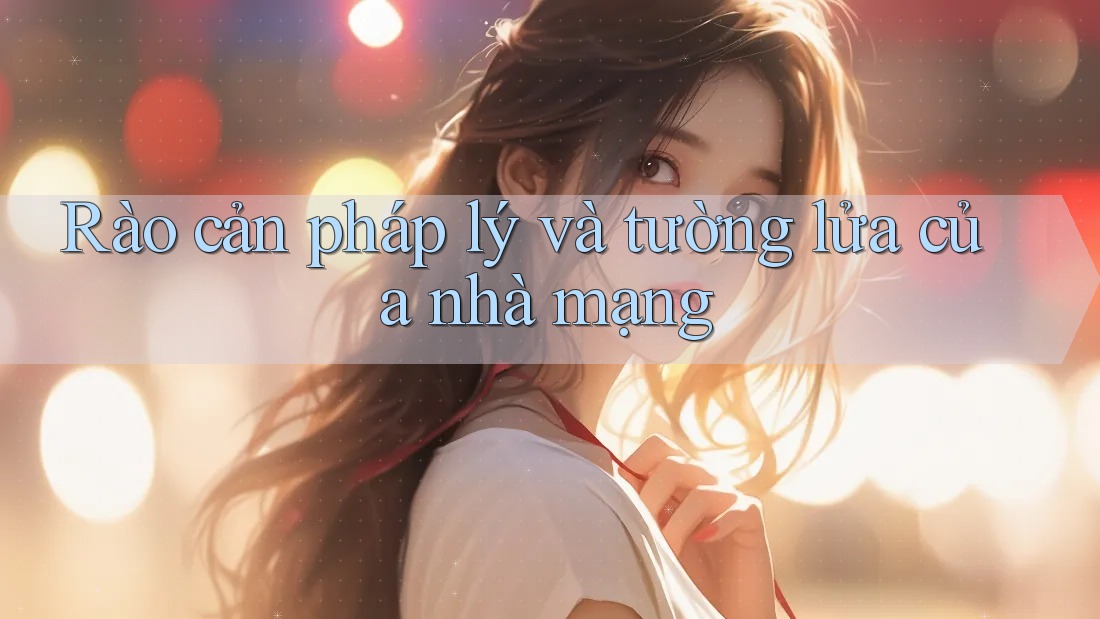 Rào cản pháp lý và tường lửa của nhà mạng Rào cản pháp lý và tường lửa của nhà mạng