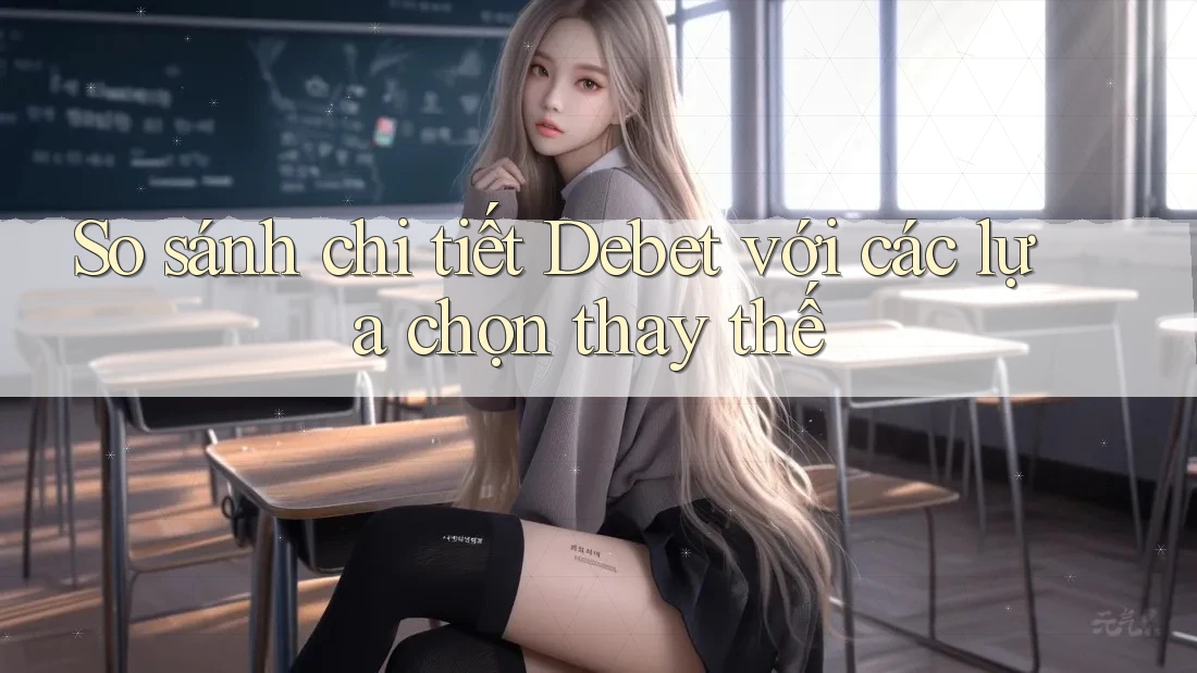So sánh chi tiết Debet với các lựa chọn thay thế So sánh chi tiết Debet với các lựa chọn thay thế