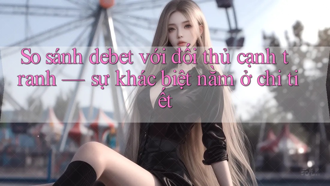 So sánh debet với đối thủ cạnh tranh — sự khác biệt nằm ở chi tiết So sánh debet với đối thủ cạnh tranh — sự khác biệt nằm ở chi tiết