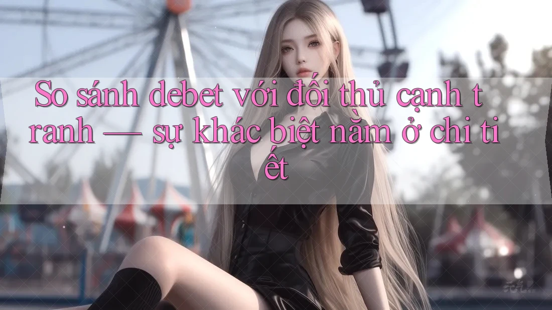 So sánh debet với đối thủ cạnh tranh — sự khác biệt nằm ở chi tiết So sánh debet với đối thủ cạnh tranh — sự khác biệt nằm ở chi tiết