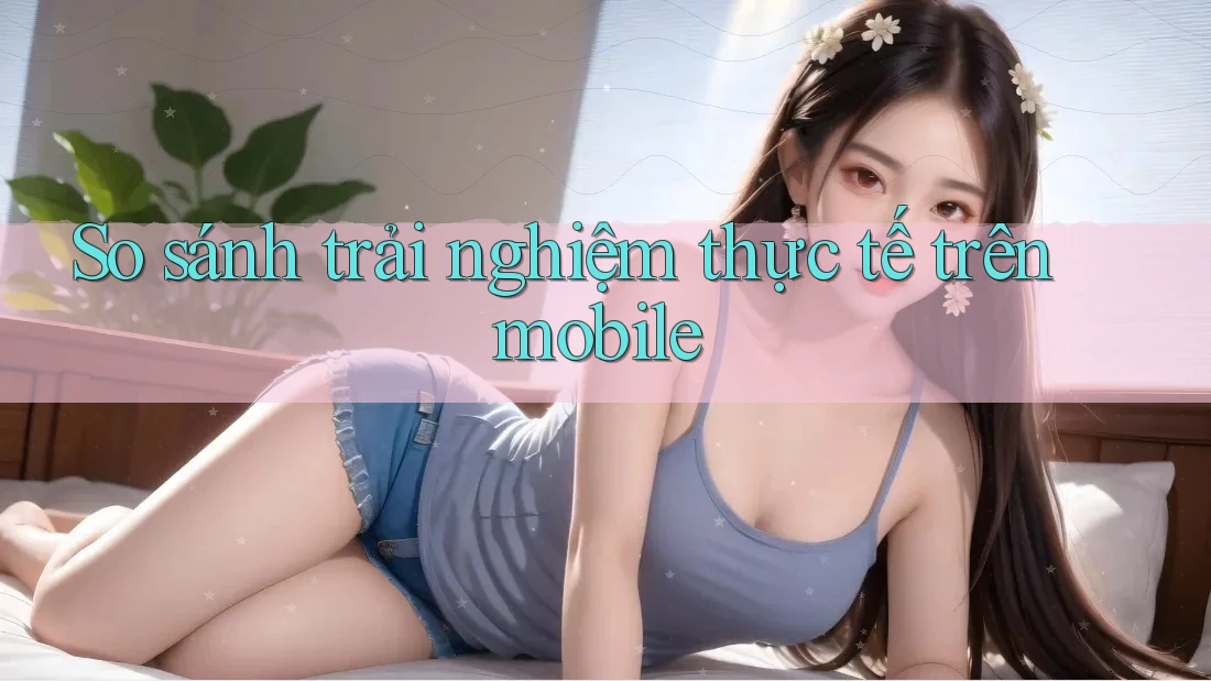 So sánh trải nghiệm thực tế trên mobile So sánh trải nghiệm thực tế trên mobile