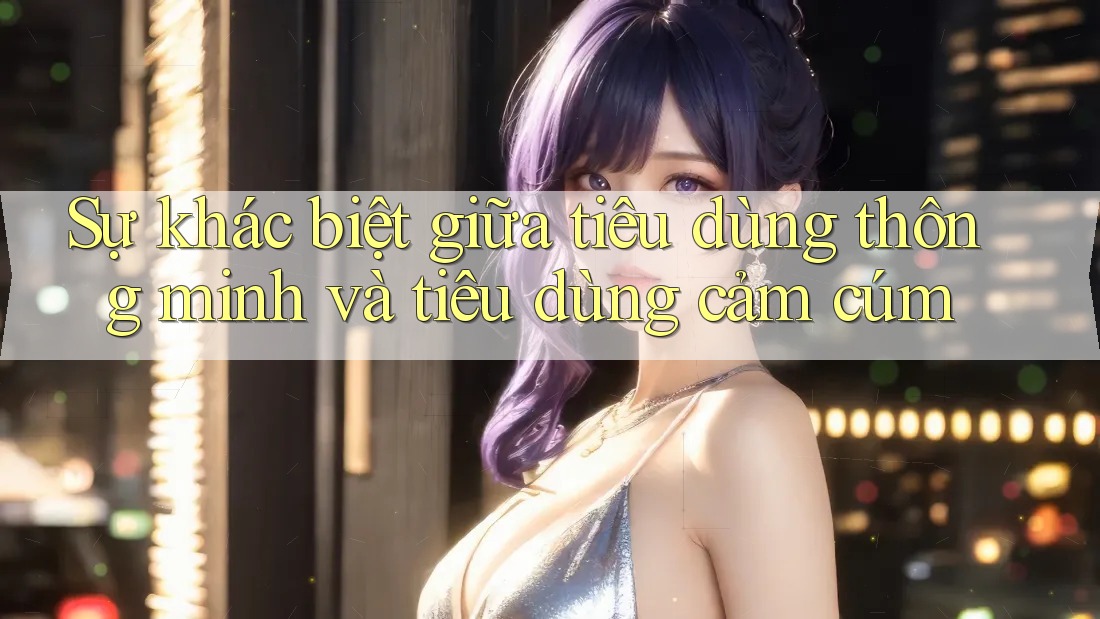 Sự khác biệt giữa tiêu dùng thông minh và tiêu dùng cảm cúm Sự khác biệt giữa tiêu dùng thông minh và tiêu dùng cảm cúm