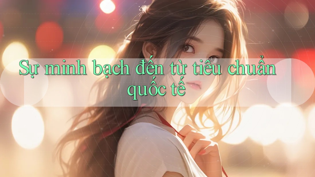 Sự minh bạch đến từ tiêu chuẩn quốc tế Sự minh bạch đến từ tiêu chuẩn quốc tế