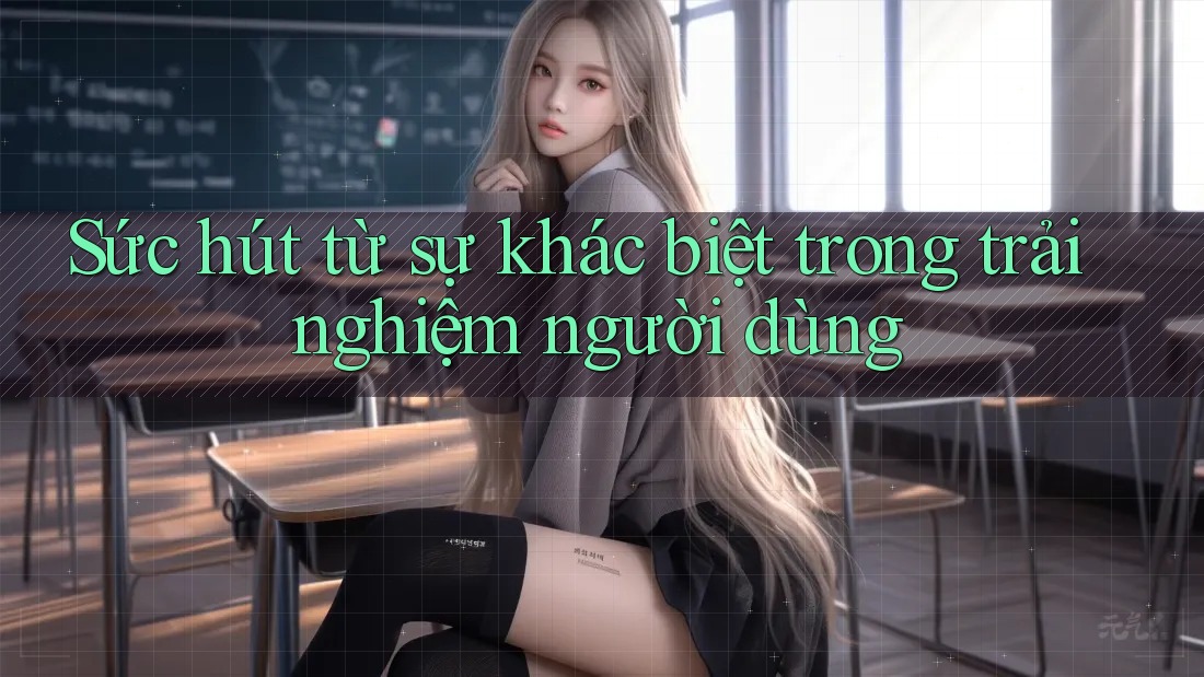 Sức hút từ sự khác biệt trong trải nghiệm người dùng Sức hút từ sự khác biệt trong trải nghiệm người dùng