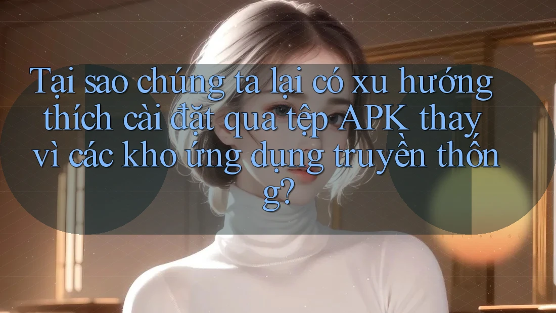 Tại sao chúng ta lại có xu hướng thích cài đặt qua tệp APK thay vì các kho ứng dụng truyền thống? Tại sao chúng ta lại có xu hướng thích cài đặt qua tệp APK thay vì các kho ứng dụng truyền thống?