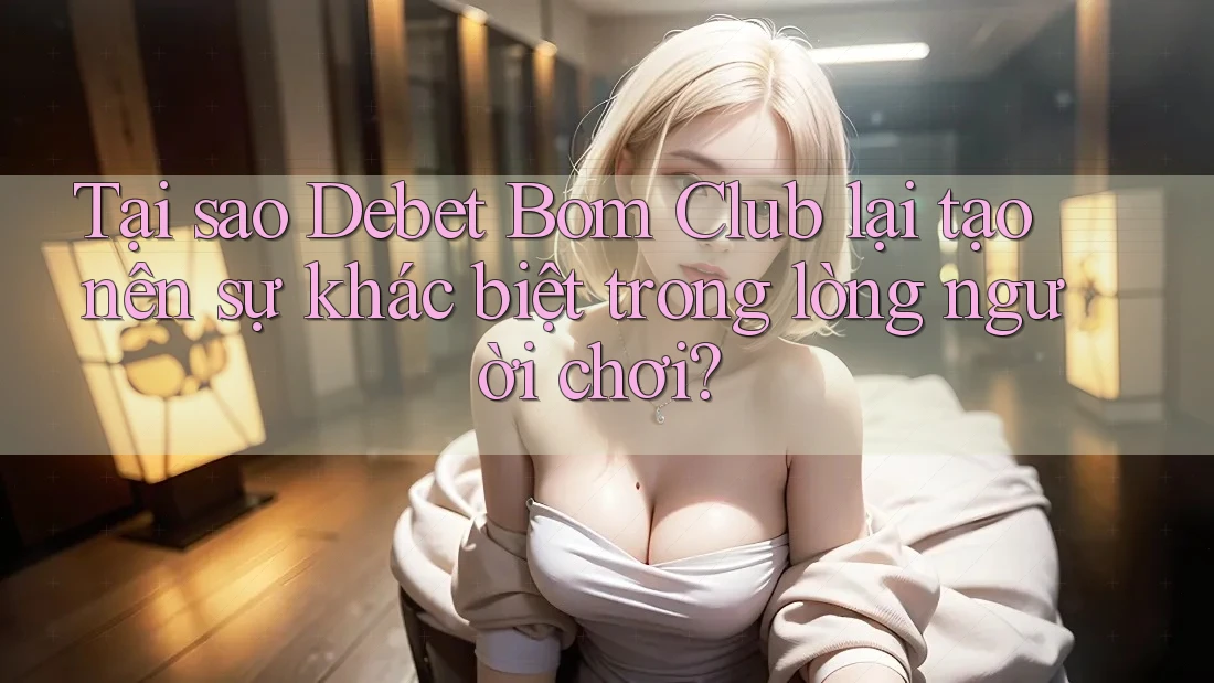 Tại sao Debet Bom Club lại tạo nên sự khác biệt trong lòng người chơi? Tại sao Debet Bom Club lại tạo nên sự khác biệt trong lòng người chơi?