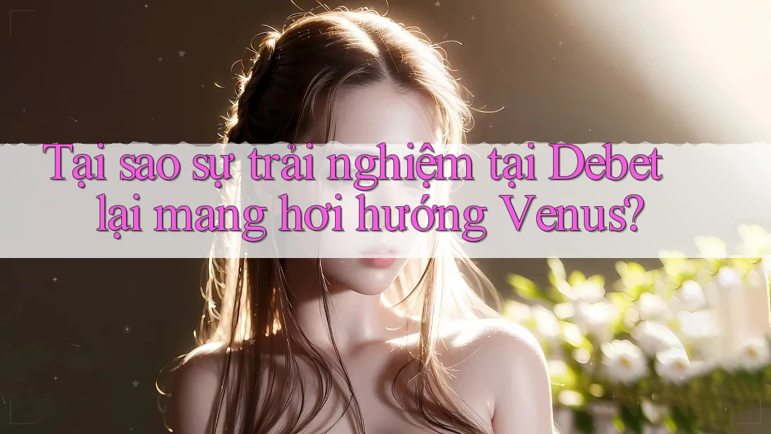 Tại sao sự trải nghiệm tại Debet lại mang hơi hướng Venus? Tại sao sự trải nghiệm tại Debet lại mang hơi hướng Venus?