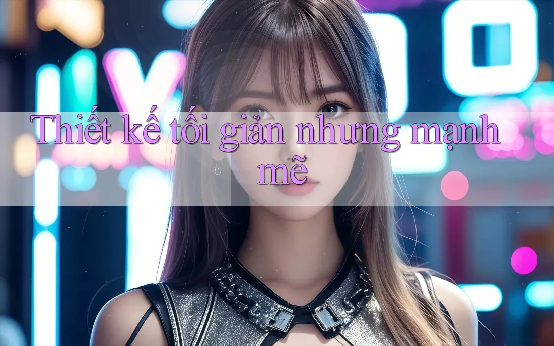 Thiết kế tối giản nhưng mạnh mẽ Thiết kế tối giản nhưng mạnh mẽ