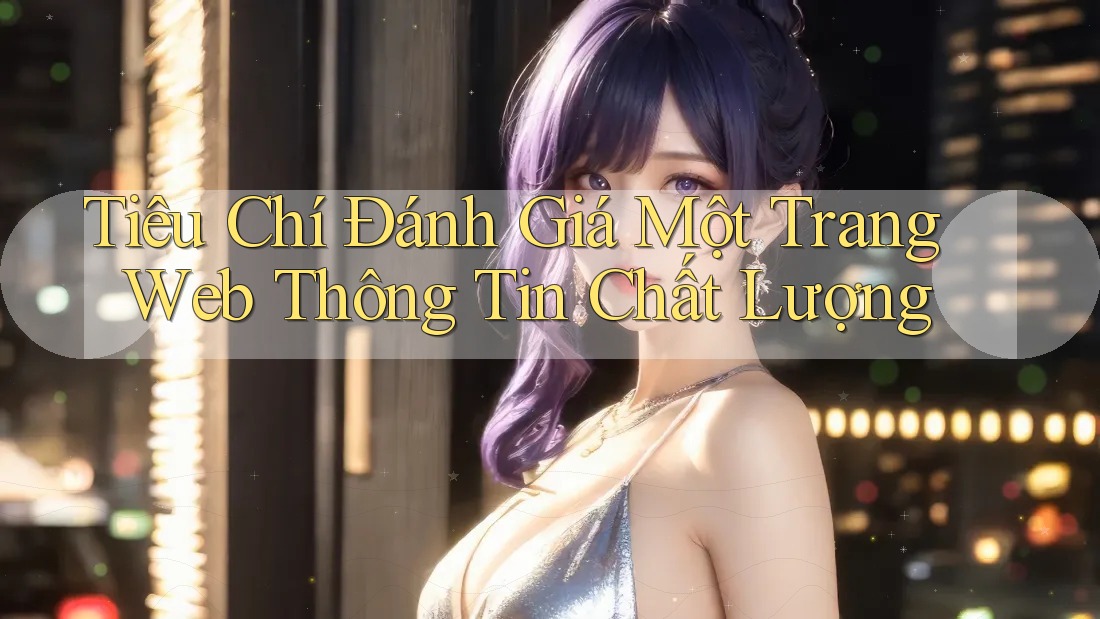Tiêu Chí Đánh Giá Một Trang Web Thông Tin Chất Lượng Tiêu Chí Đánh Giá Một Trang Web Thông Tin Chất Lượng