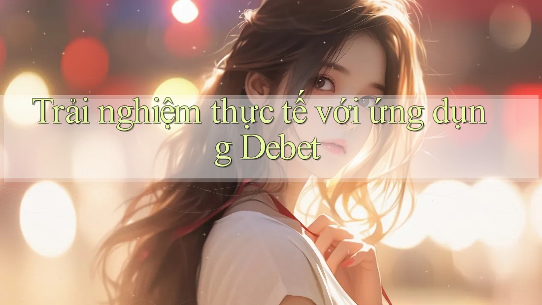 Trải nghiệm thực tế với ứng dụng Debet Trải nghiệm thực tế với ứng dụng Debet