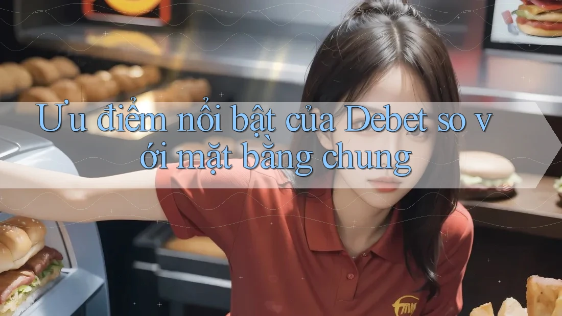 Ưu điểm nổi bật của Debet so với mặt bằng chung Ưu điểm nổi bật của Debet so với mặt bằng chung