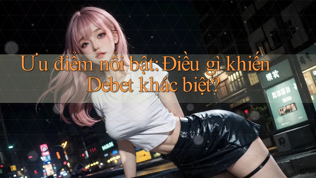 Ưu điểm nổi bật: Điều gì khiến Debet khác biệt? Ưu điểm nổi bật: Điều gì khiến Debet khác biệt?