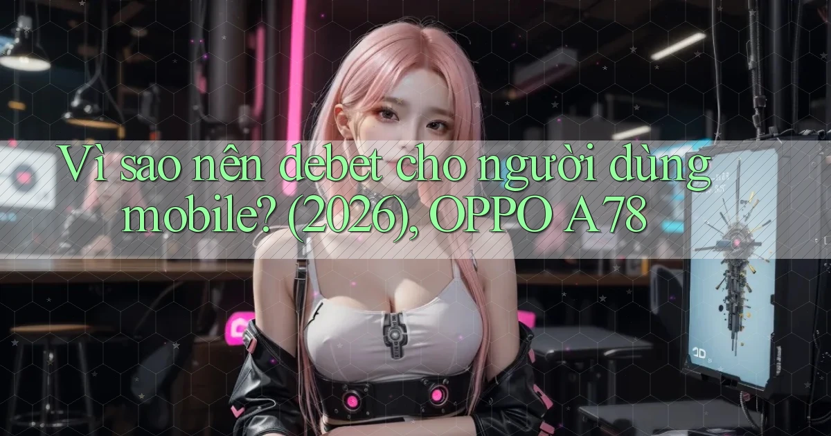 Vì sao nên debet cho người dùng mobile (2026), OPPO A78