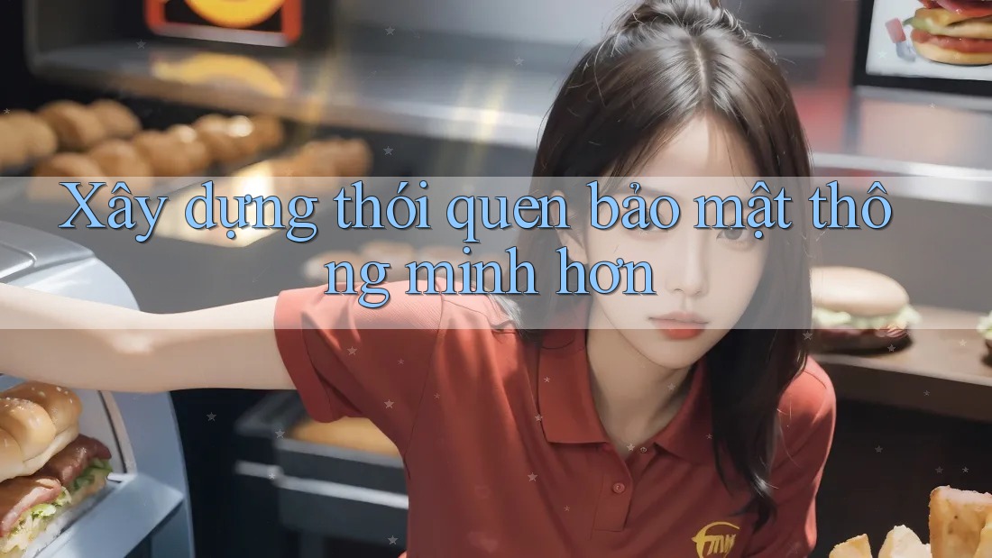 Xây dựng thói quen bảo mật thông minh hơn Xây dựng thói quen bảo mật thông minh hơn